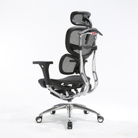 Chaise de bureau ergonomique haut de gamme CEO avec accoudoir 3D avec housse en PU