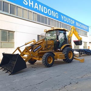 उच्च गुणवत्ता वाला छोटा मिनी फ्रंट एंड अल्ट्रा प्रो टॉप स्पीड आर्टिकुलेटेड डीजल बैकहो लोडर चार पहिया स्टीयरिंग बैकहो लोडर - Product Image 6