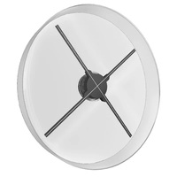 Ventilateur holographique 3D de 65 cm avec contrôle WiFi par application, avec protection en acrylique et trépied, projecteur holographique pour affichage publicitaire