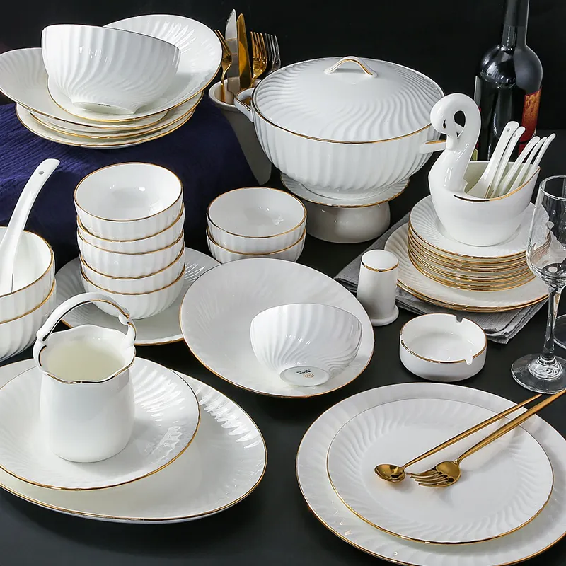 अच्छी गुणवत्ता बेहतर गुणवत्ता प्लेटें डिनर ताजा कटोरा मिट्टी Tableware घर होटल के लिए चार्जर प्लेटें