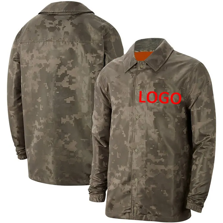 Best china low price long sleeve sports clothes buttoned top men camouflage sports jacket