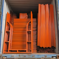 Système d'échafaudage à cadre robuste en acier galvanisé, moderne et résistant à la corrosion, pour l'accès aux chantiers de construction