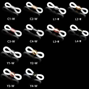 Accesorios para <span class=keywords><strong>gafas</strong></span> al por mayor, lazo de goma resistente al deslizamiento para <span class=keywords><strong>gafas</strong></span>, cordón, accesorios para <span class=keywords><strong>gafas</strong></span> de sol, lazo de silicona, resorte largo de 20MM - Product Image 2