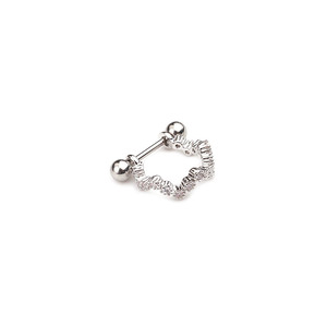 Wholesale Ear Tragus Cartilage Ring Stainless Steel Barbell With Cz Hoop Cartilage Cuff Piercing Helix <strong>Daith</strong> Rook Lobe <strong>Earrings</strong> - Product Image 5