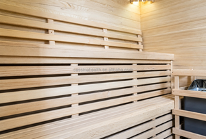 CassinaHealth Finland <strong>Sauna</strong> Traditional Wet Vapor Hemlock <strong>Sauna</strong> Room 1800mm4 Person Indoor Traditional Wet Steam <strong>Saunas</strong> Room - Product Image 6