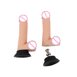 Venta al por mayor <span class=keywords><strong>Consolador</strong></span> de silicona de 7 "con agujero de bloqueo Vac U y Base de succión Cuerpo de masaje de masturbación femenina - Product Image 5