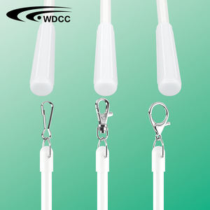 Customized Length Fiberglass Baton Curtain Wand Pull and Draw Rods/Wand With Handle Clip for Curtain Blackout - Product Image 2