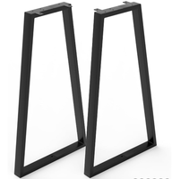 Pieds de meubles en fer robustes de haute qualité, antidérapants, pour canapé, armoire, lit, table, chaise, pièces de meubles