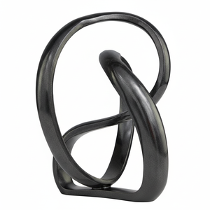 8 "X 7" X 11 "gris foncé aluminium métal géométrique fabriqué à la main multi-fonctionnel nordique décor à la maison Figurine mur décor de noël - Product Image 1