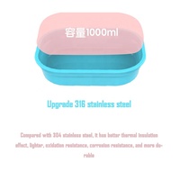 Boîte à déjeuner en Silicone, faite sur mesure, 10 pièces, Promotion de bébé en acier inoxydable, contenant pour nourriture
