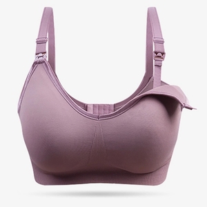 Sujetador de lactancia personalizado sin costuras para embarazadas, Bralette suave y transpirable, cómodo para maternidad - Product Image 1