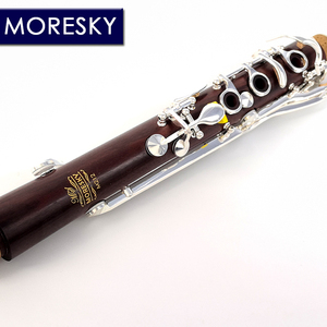 คลาริเน็ต MORESKY Oehler System รุ่น G Tune ตัวเครื่องทำจากไม้โมปาน ผิวเคลือบนิกเกิลซิลเวอร์ ชุบเงิน 20 คีย์ รุ่นปรับแต่งพิเศษ M212 - Product Image 5