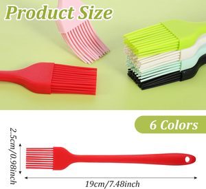 Pinceau de cuisine en silicone de qualité alimentaire résistant à la chaleur pour huile, beurre, sauce, barbecue, pâtisserie, outils de cuisine - Product Image 2