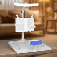 Correcteur de posture portable pour les yeux, 3 modes de couleur, lampe de bureau LED rechargeable et pliable pour la lecture des étudiants