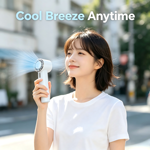 Ventilateur de poche extérieur en plastique personnalisé pour la vente, le retour et le remplacement - Product Image 1