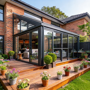 Fournisseur direct d'usine de structures en verre modernes <span class=keywords><strong>pour</strong></span> véranda, maison-conteneur, pièce en verre extérieure et véranda solaire - Product Image 5