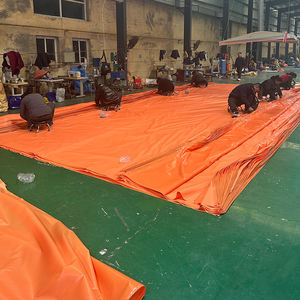 Bâche en polyester imperméable et ignifuge de 550g 600g M2 1000 Deniers avec revêtement PVC pour <span class=keywords><strong>couverture</strong></span> de palettes, granges et hangars industriels - Product Image 5