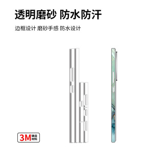 ฟิล์มกันรอยขอบโทรศัพท์ Xiaomi แบบสติ๊กเกอร์ PU รูปทรงสี่เหลี่ยมผืนผ้า ตกแต่งผิวด้าน - Product Image 5