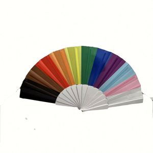 Wholesale High Quality Rainbow Bridal <b>Hand</b> <b>Fan</b> Large <b>Hand</b> <b>Fan</b> Plastic <b>Hand</b> <b>Fan</b> - Product Image 2