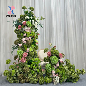 Promise 2025, la decoración de flores artificiales más Popular, arco de flores de boda de alta calidad para decoración de fondo de boda - Product Image 1