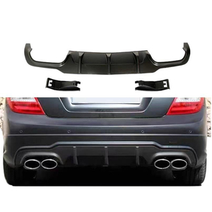 Diffuseur arrière <span class=keywords><strong>AMG</strong></span> noir brillant authentique, aspect C63, pour <span class=keywords><strong>Mercedes</strong></span> <span class=keywords><strong>Benz</strong></span> <span class=keywords><strong>Classe</strong></span> C W204 LCI 2011-2014 <span class=keywords><strong>berline</strong></span> Sport <span class=keywords><strong>AMG</strong></span> <span class=keywords><strong>Line</strong></span> - Product Image 1