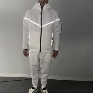 Tuta da uomo 2 pezzi in pile tecnico 80% cotone, personalizzata di lusso, taglie S-2XL, modello 2026, con felpa con cappuccio <span class=keywords><strong>e</strong></span> <span class=keywords><strong>pantaloni</strong></span> per abbigliamento casual. - Product Image 6