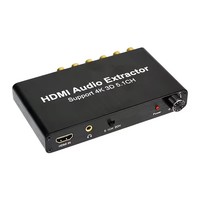 Extracteur audio compatible 5.1CH 4K 3D, décodeur coaxial vers RCA AC3/DST, convertisseur analogique pour amplificateur 5.1, pour lecteur DVD PS4