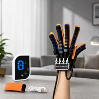 Gant d'entraînement robotique à écran tactile 9 niveaux, stimulateur de doigts intelligent à compression d'air pour seniors, soins à domicile, logo personnalisé