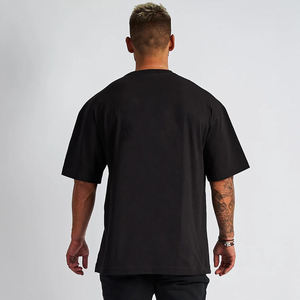 T-shirts en coton 100% de qualité supérieure, poids lourd 280 GSM, logo personnalisé, t-shirts pour hommes, t-shirts en coton oversize, t-shirts vierges - Product Image 5