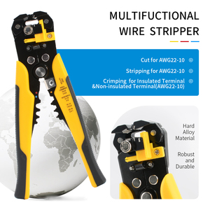 Outil multifonctionnel automatique pour dénuder les fils en acier avec pince auto-ajustable pour couper et sertir, qualité DIY, personnalisable OEM - Product Image 1
