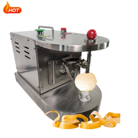 Commerciële hoog-efficiënte roestvrijstalen fruit- en groenteschilmachine voor citrusvruchten, appels, kiwi's en knoflook