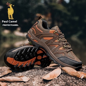 Paul Men's 09 <span class=keywords><strong>Botas</strong></span> de senderismo al aire libre profesionales Antideslizante Impermeable <span class=keywords><strong>Camel</strong></span> Suede Leather Upper Autumn Cross-Country Senderismo - Product Image 5