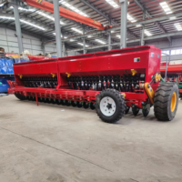 Semoir agricole robuste pour tracteur, machine à semer le blé, le riz et l'herbe, 25 rangs, espacement de 15 cm, haute précision