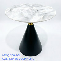Table de salle à manger contemporaine en pierre frittée noire pour une salle à manger de luxe
