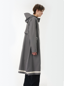 <span class=keywords><strong>Chubasquero</strong></span> grueso de moda para pesca de <span class=keywords><strong>montaña</strong></span>, Color sólido, impermeable con borde para adultos, ropa de abrigo protectora para hombres y mujeres - Product Image 3