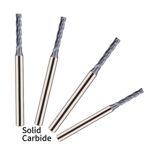 4 Flute rắn <span class=keywords><strong>Carbide</strong></span> End Mill 30 ° <span class=keywords><strong>Helix</strong></span> dài cắt công cụ độ chính xác cao CNC phay Cutter cho chế biến khuôn thép cứng - Product Image 1