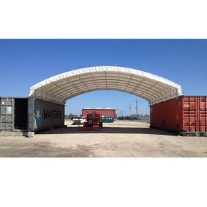 Abri de garage en PVC pour conteneur maritime, dôme imperméable, abri industriel robuste pour conteneur, tente de stockage - Product Image 1