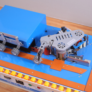 Draagbare Rand Bander Machine Rand Bandmachine Verstelbare Snelheid Draagbare Rand Banding Machine Dubbelzijdig Lijmen - Product Image 1