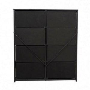 Commode autoportante moderne en tissu pour salon, durable, avec panneaux en MDF et acier inoxydable, en pin, disponible en plusieurs couleurs - Fournisseur en gros - Product Image 5