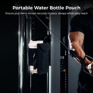 Porte-bouteilles magnétiques, sacs de sport, pochettes pour bouteilles d'eau, manchons pour gobelets avec poches accessoires pour téléphones, clés, cartes - Product Image 4