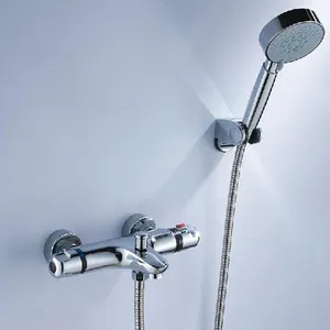 恒温龙头浴缸和淋浴热水混合器阀浴室淋浴水龙头壁挂式龙头龙头