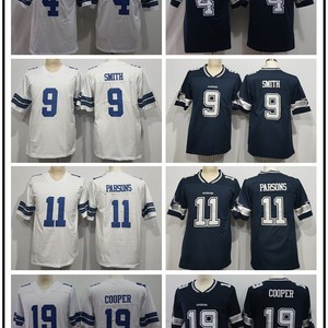 Maillot de football des Cowboys 21 Elliott bleu marine, vêtements de sport pour hommes - Product Image 3
