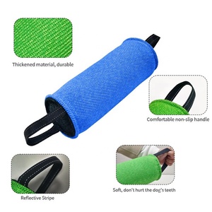 Eğitim için dayanıklı köpek çiğnemek oyuncak-Bite yastık ve orta/büyük köpekler için römorkör oyuncak, silindirik tasarım, çalışan köpek eğitimi için - Product Image 4