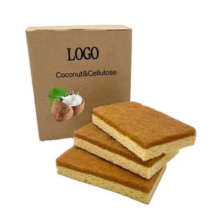 Thân Thiện Với Môi Dừa Phức Tạp Cellulose Chà Bọt Biển Cho Món Ăn Làm Sạch Nhà Bếp Sponge Sisal Scourer - Product Image 1