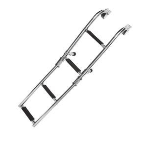 Escalera Telescópica Plegable de Acero Inoxidable Antideslizante con Peldaños de Plástico Planos para Barco SUMAR - Product Image 1