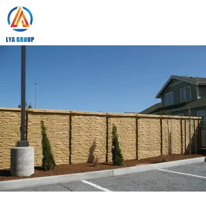 Moule en plastique pour <span class=keywords><strong>clôture</strong></span> de jardin avec motif de pierre de culture, pour mur de soutènement en <span class=keywords><strong>béton</strong></span> décoratif, produits de jardinage, fondations - Product Image 1