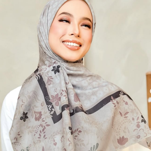 Premium personalizado transpirable cómodo cuadrado impreso musulmán étnico pañuelos gasa perfumado Hijabs de Malasia - Product Image 2