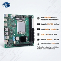 Nueva Placa Base EITX-7511 H670 de Clase Empresarial para Control Industrial, Mini-ITX, LGA1700, Intel 12ª/13ª Gen, DDR5 64GB