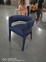 Moderne Luxus Design Esstische und Stühle Set Leder Esszimmers tühle Wohnzimmer möbel