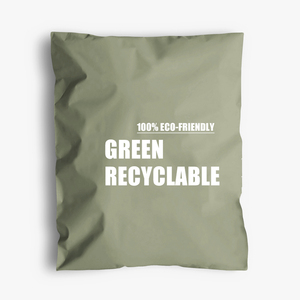 Amazon Custom Underwear Clothing 10*12 Green Poly Mailer Biodegradable Compostable Plastic Shipping Packaging Poly Mailing Bags